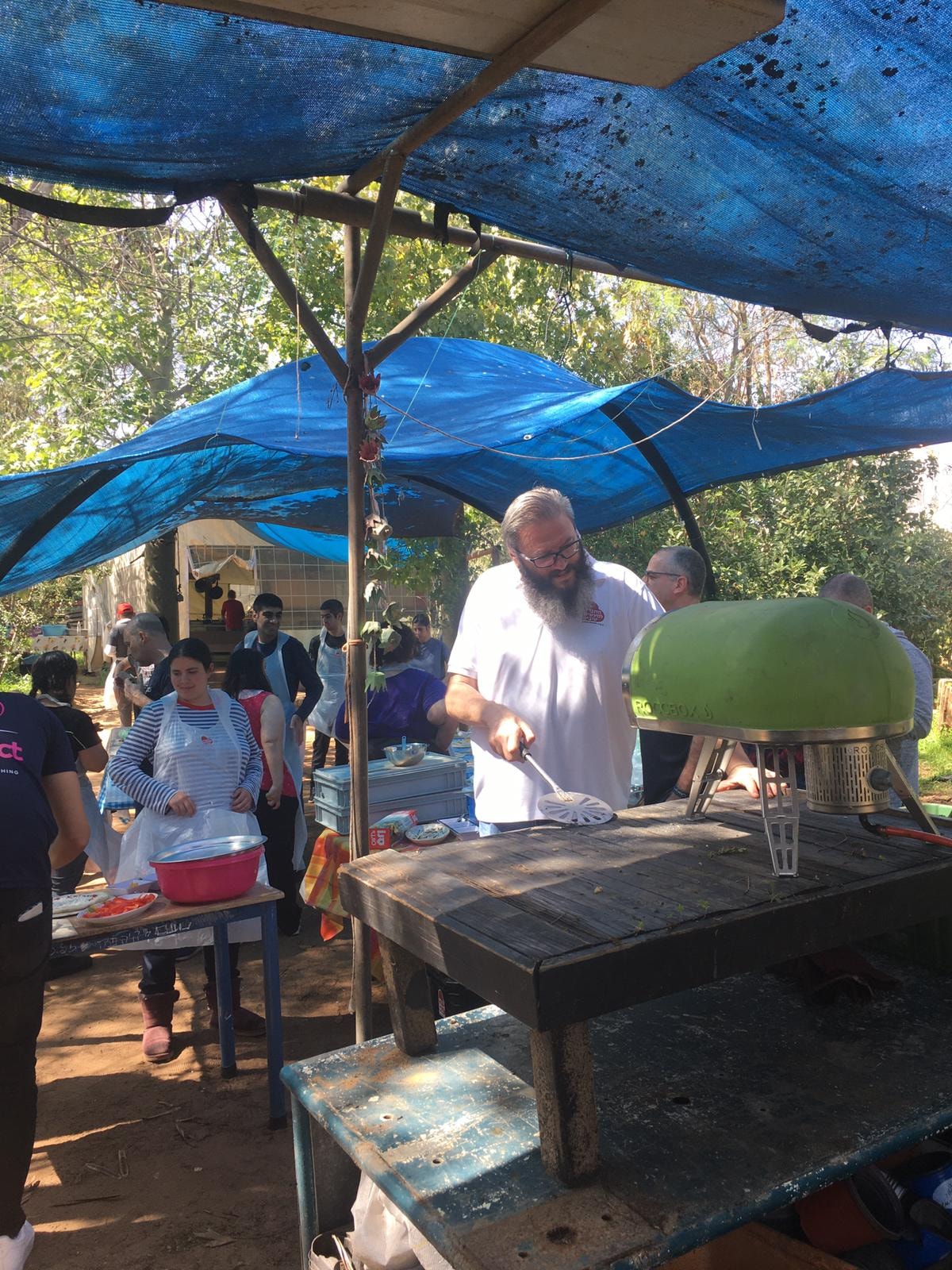 סדנת פיצה בחוות יבולים