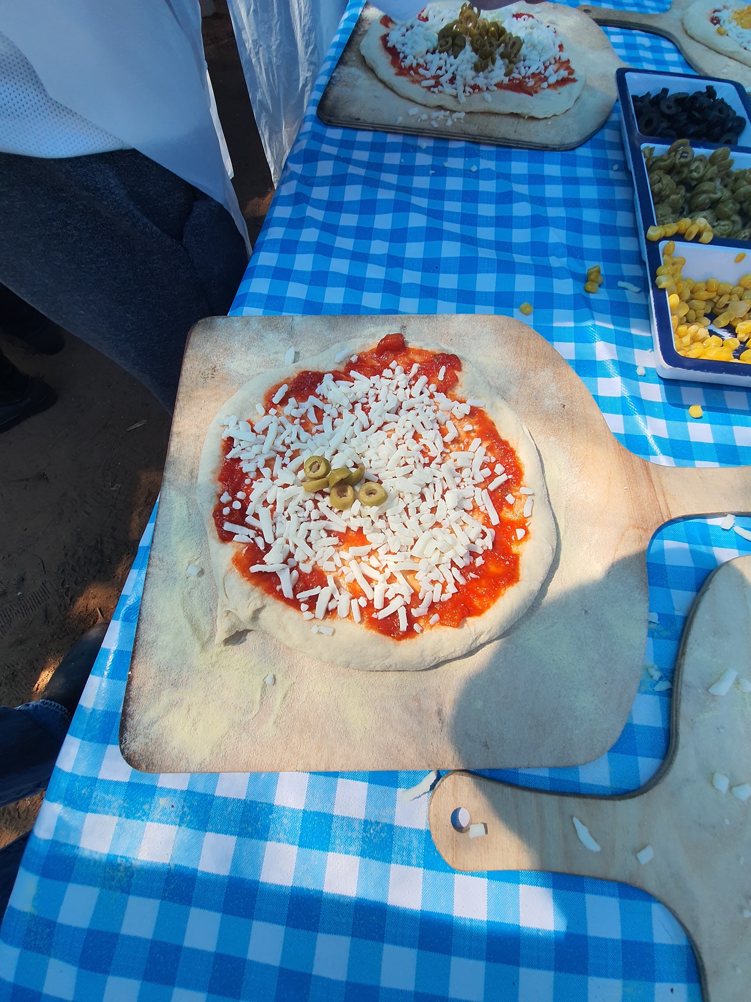 סדנת פיצה בחוות יבולים