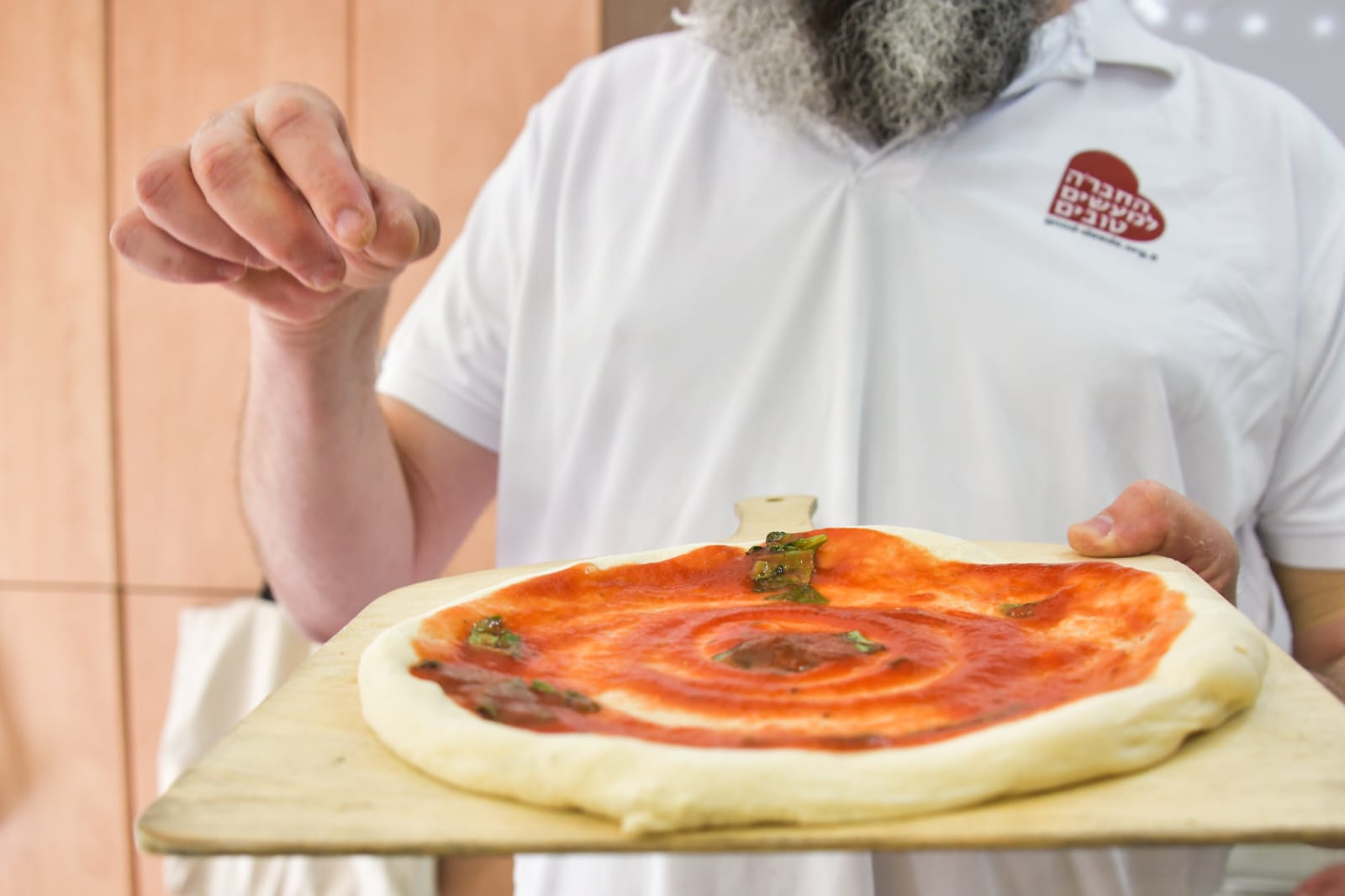 סדנת פיצה לקבוצת נכי צה"ל בירושלים