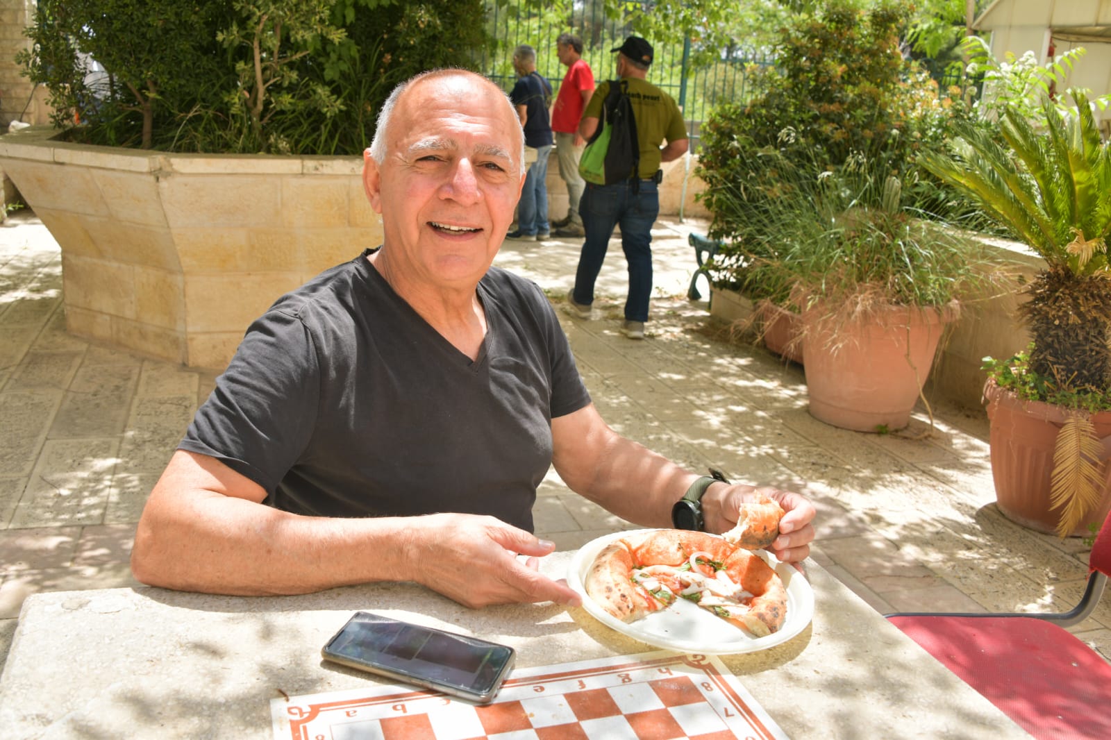 סדנת פיצה לקבוצת נכי צה"ל בירושלים
