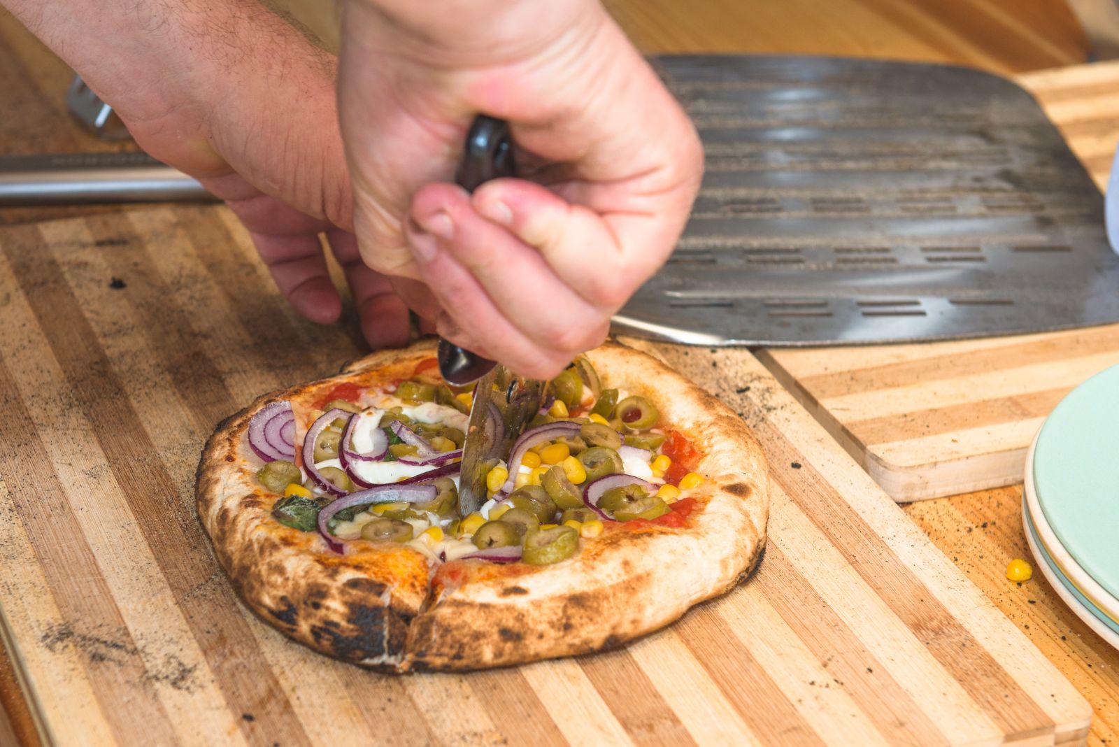 סדנת פיצה במכללה לכישורי חיים