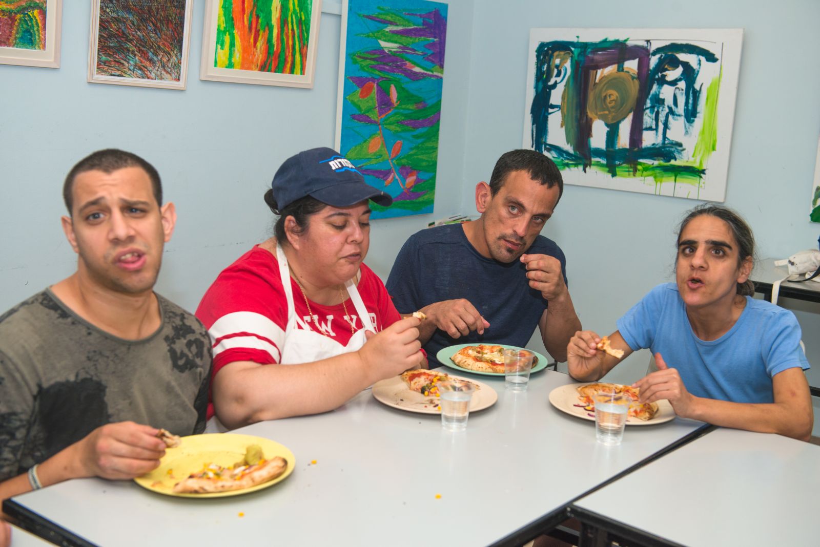 סדנת פיצה במכללה לכישורי חיים