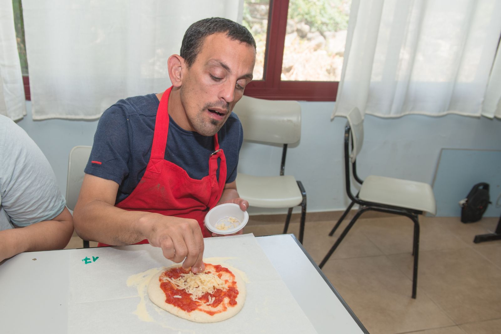 סדנת פיצה במכללה לכישורי חיים