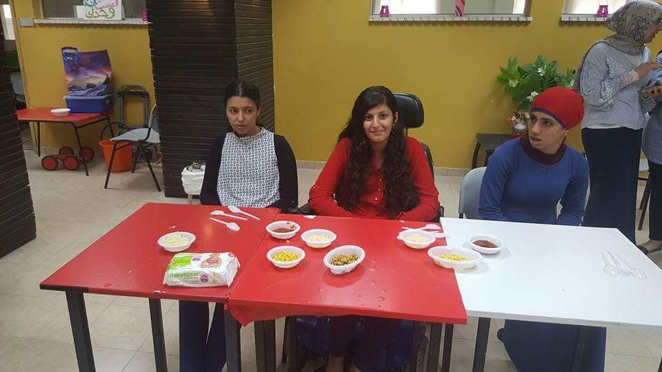 סדנת פיצה עם ילדים בעלי מוגבלויות