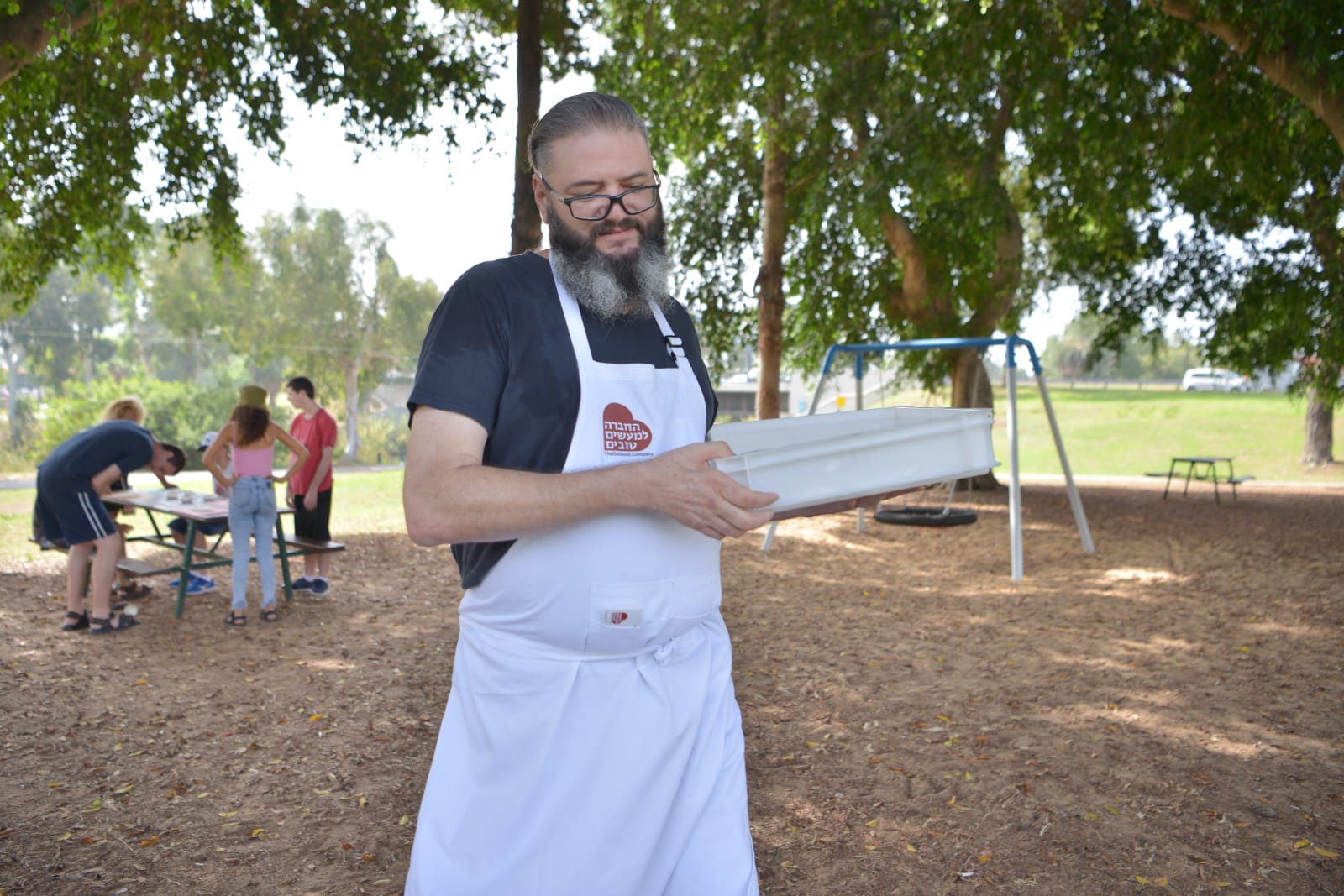 פיצה עם חניכי בית אקשטיין בטבע