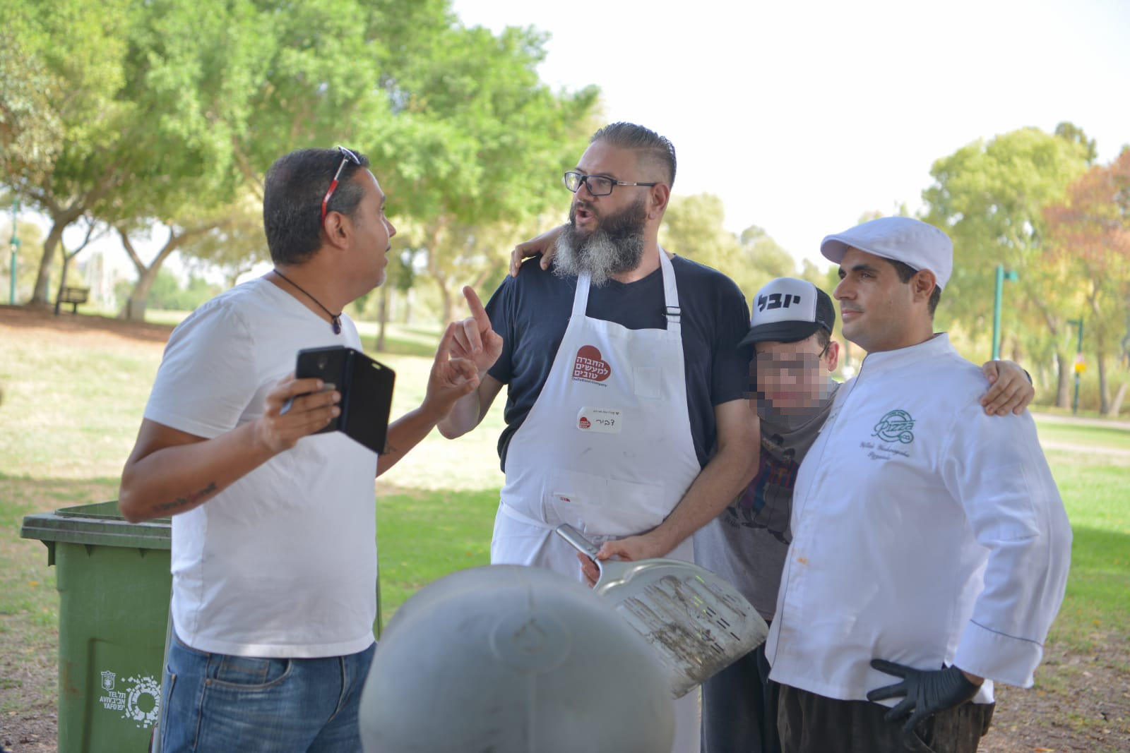 פיצה עם חניכי בית אקשטיין בטבע