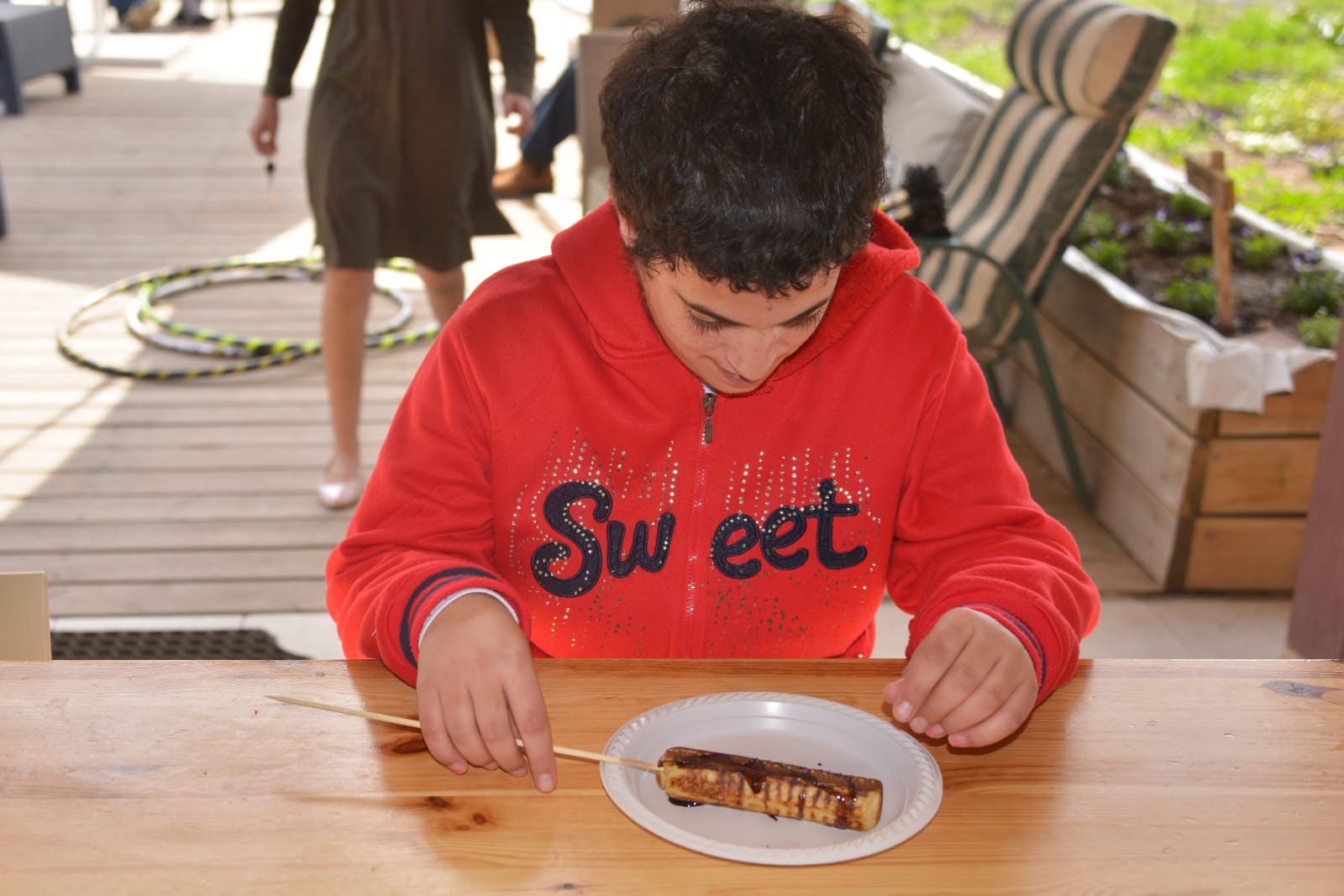 ארוחת המבורגרים במכללה לכישורי חיים