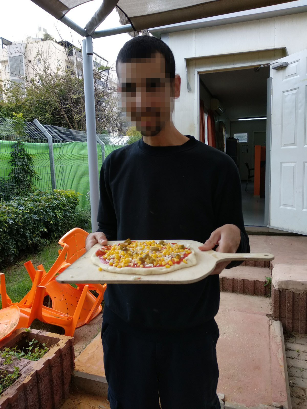 סדנת פיצה עם חניכי כפר עופרים פ"ת