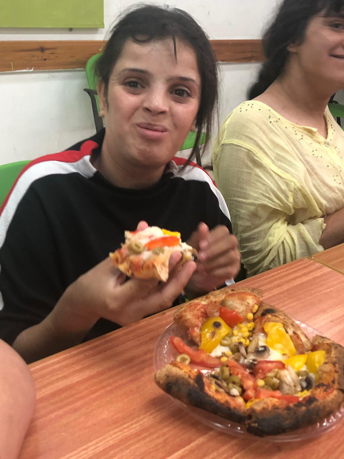 סדנת פיצה עם ילדי א"קים רמלה