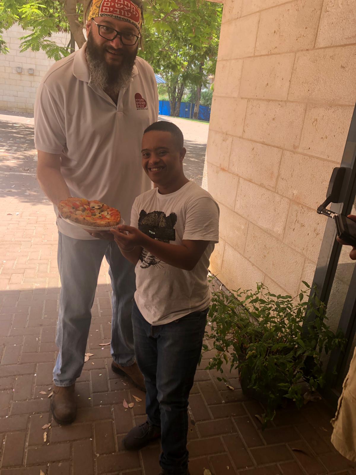 סדנת פיצה עם ילדי א"קים רמלה