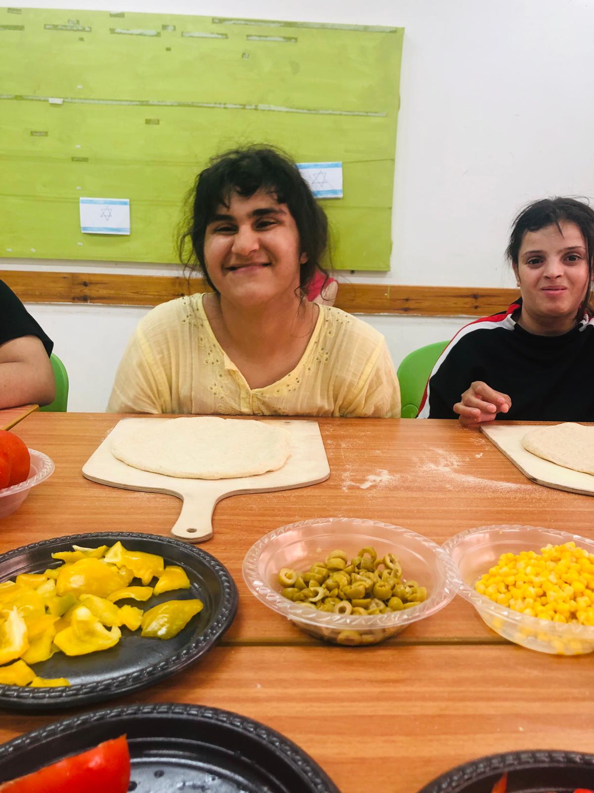 סדנת פיצה עם ילדי א"קים רמלה