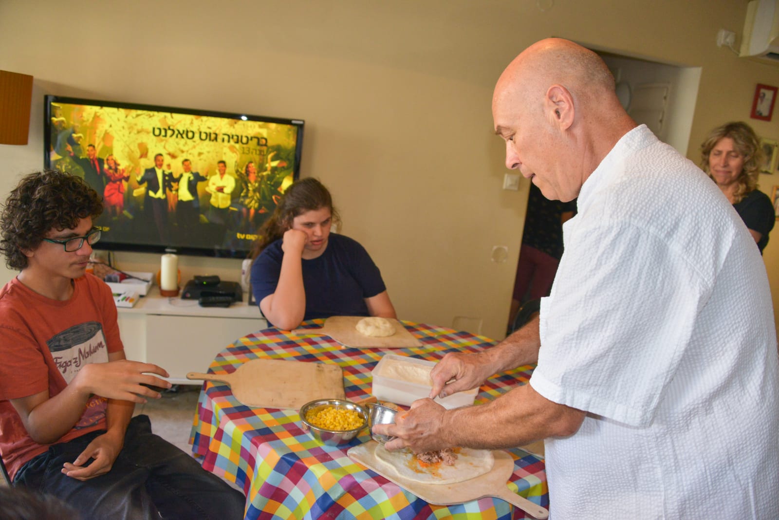ילדי פרוייקט כפתור והשף צחי בוקששתר