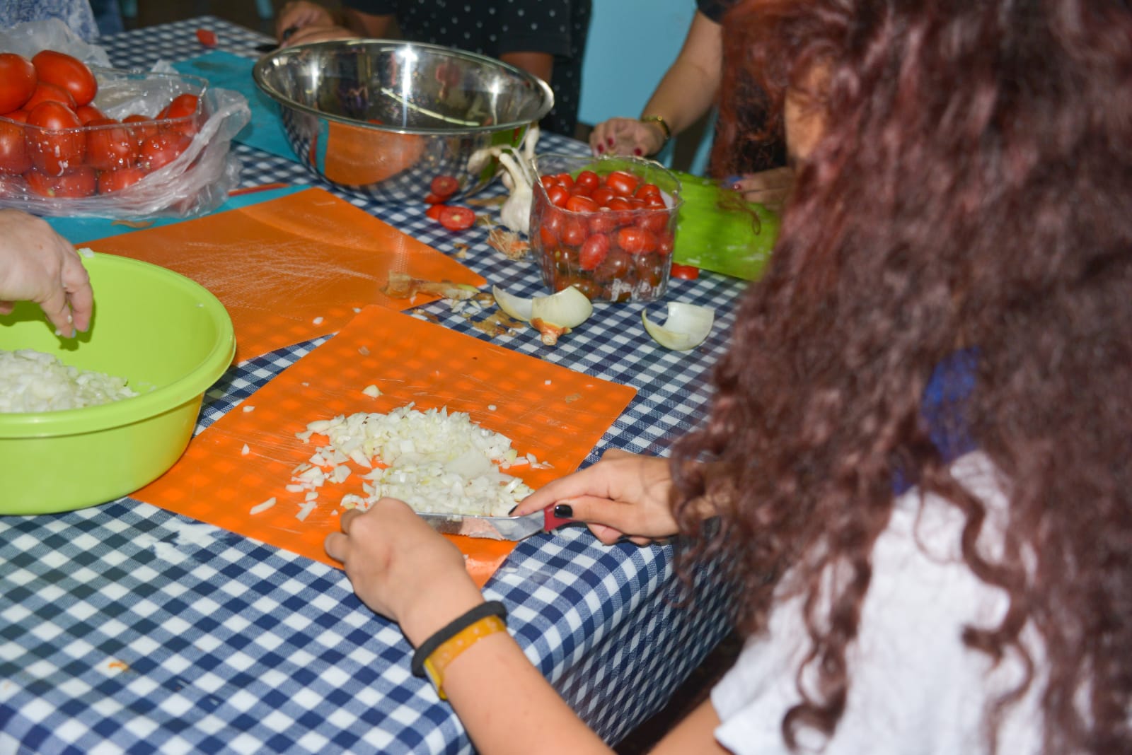 סדנת פסטה ואוכל איטלקי במחלקת הנוער