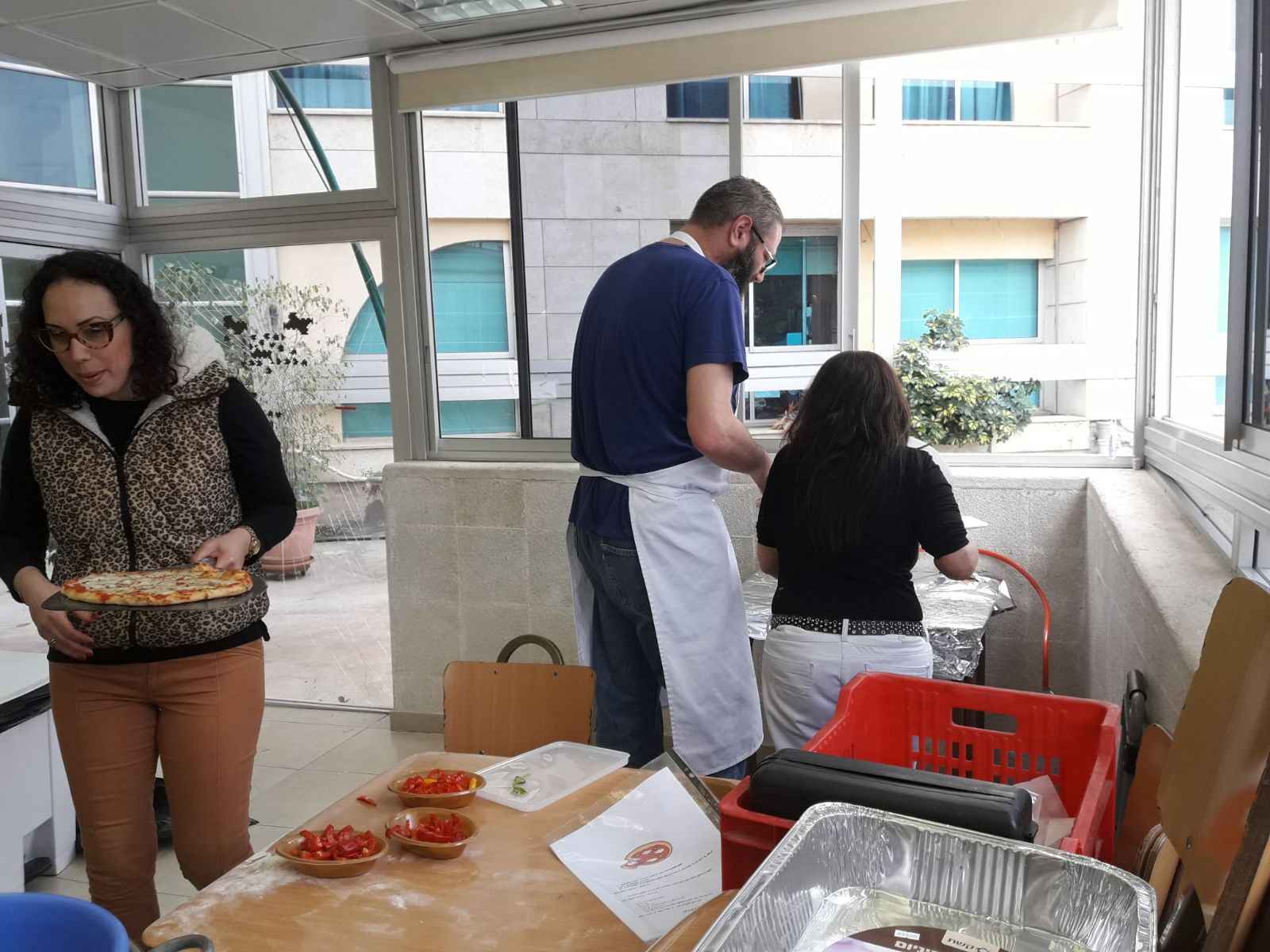 סדנת פיצה לחולות ומחלימות מסרטן