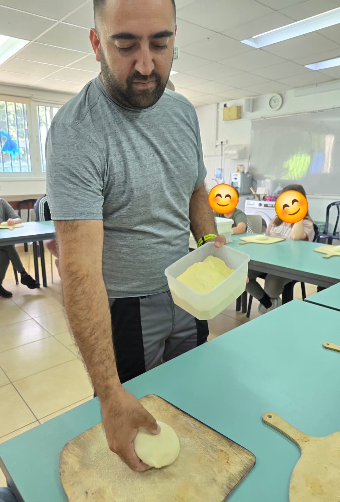 פיצה עם ילדי בית החינוך אפיק - מחזור 1